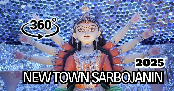 NewTown Sarbojanin 2025 durga puja
